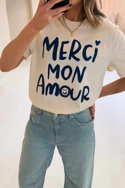 O&F Merci Mon Amour Tee