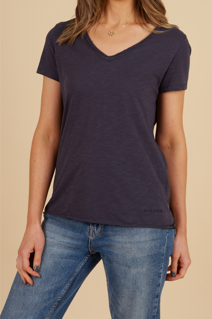 O&F You Are Magic - Navy V Neck Tee