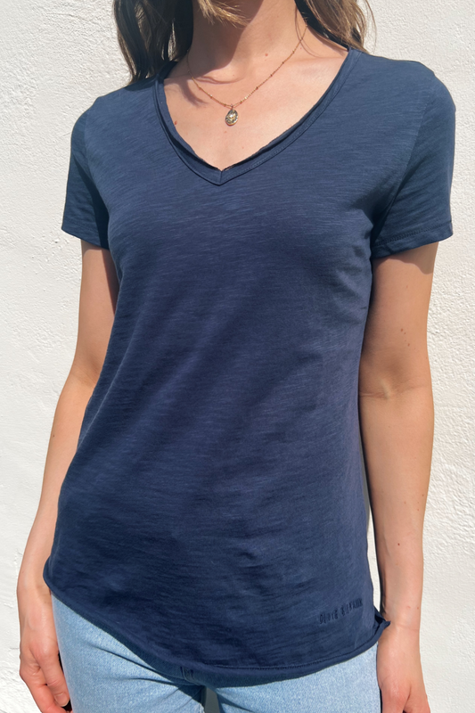 O&F You Are Magic - Navy V Neck Tee