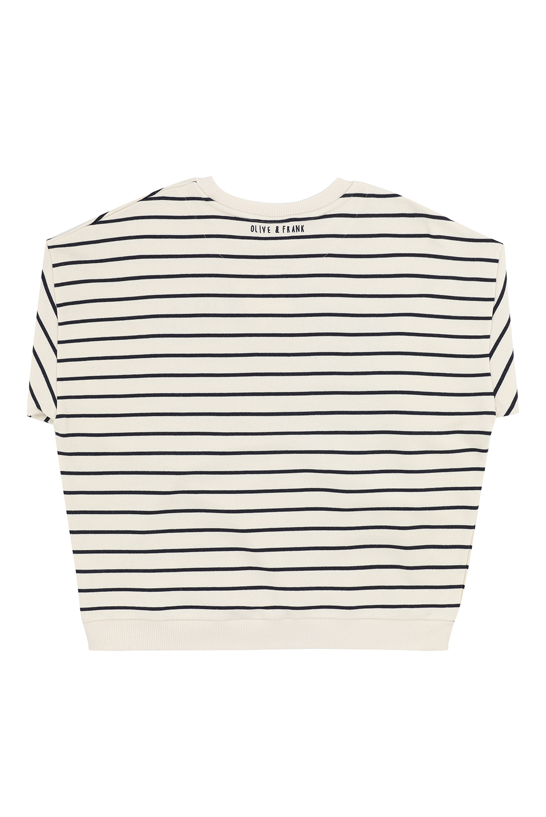 O&F Non Merci Stripe Sweatshirt