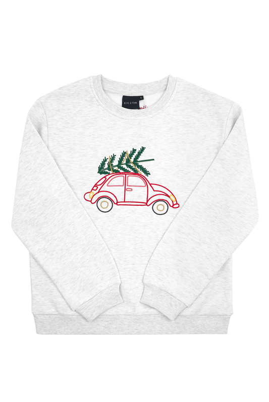 Pre-Loved: Christmas Car Sweatshirt - Small