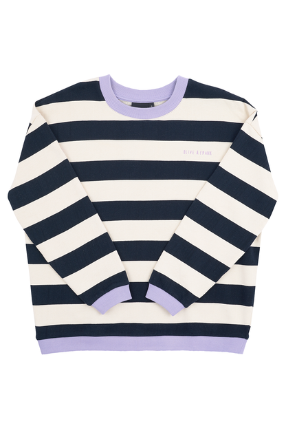 O&F Block Stripe Sweatshirt