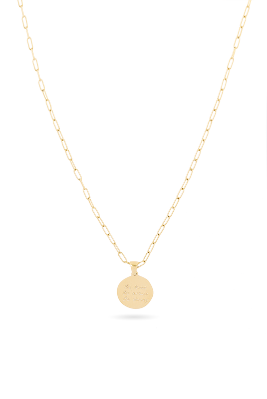 O&F BE Pendant Necklace