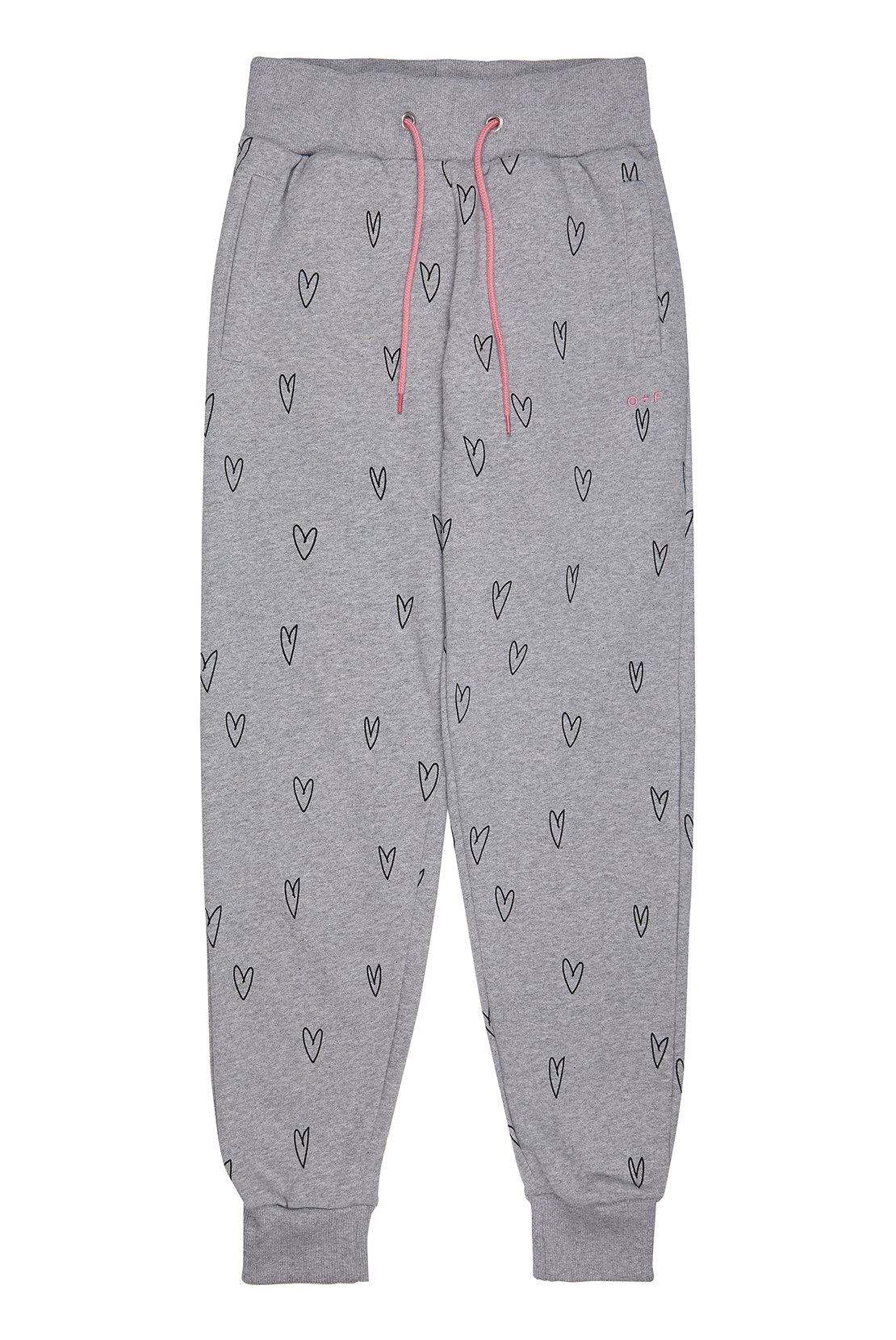 Sample: Heart Print Joggers - XS