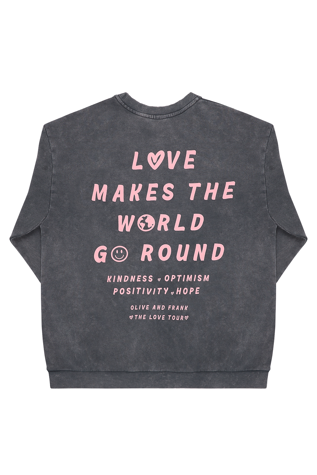 O&F Love Makes The World Go Round Sweatshirt