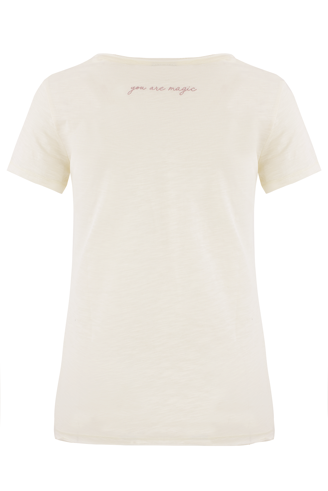 Sample: V Neck Tee - Cream - XS