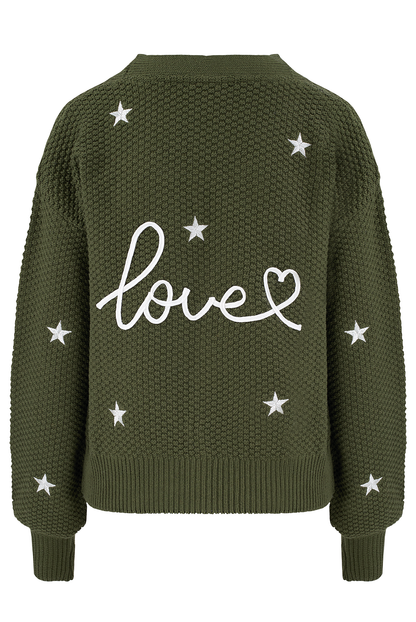Sample: Love Cardigan - Khaki - 2XL