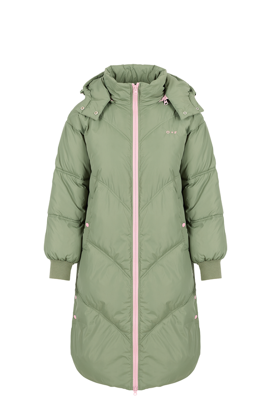 Faulty: Long Line Puffer Coat - Small