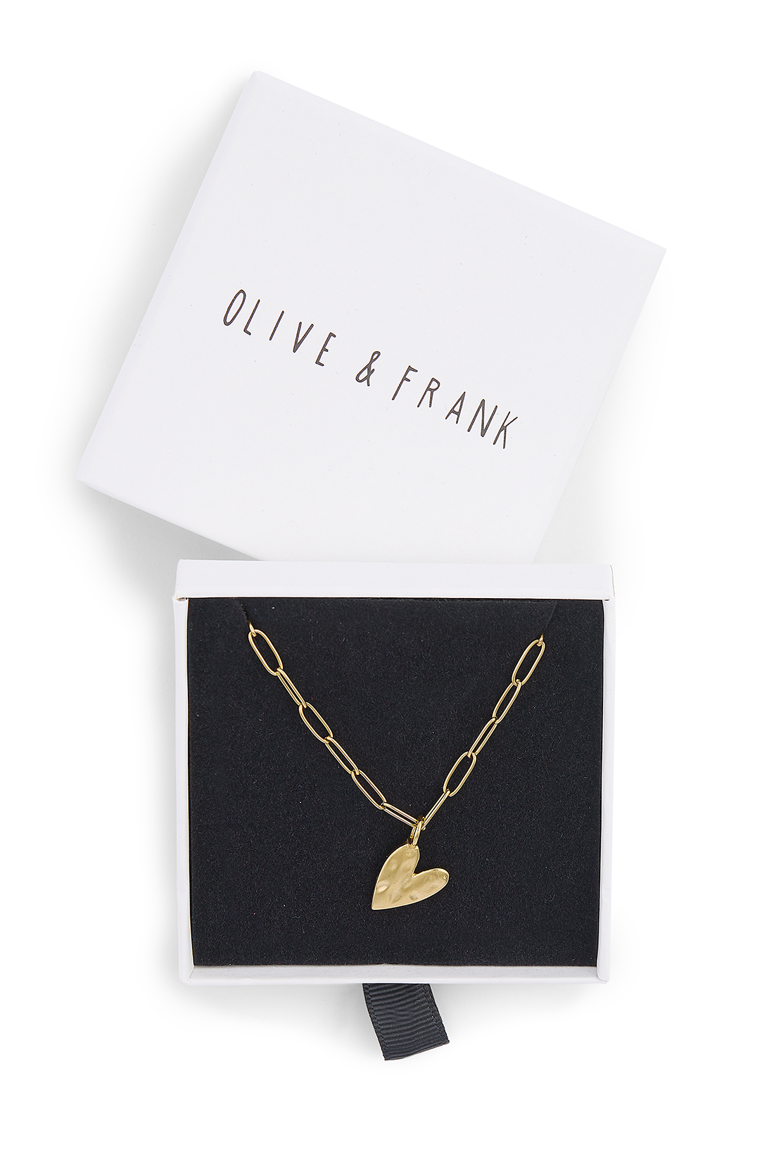 O&F Heart Pendant Necklace