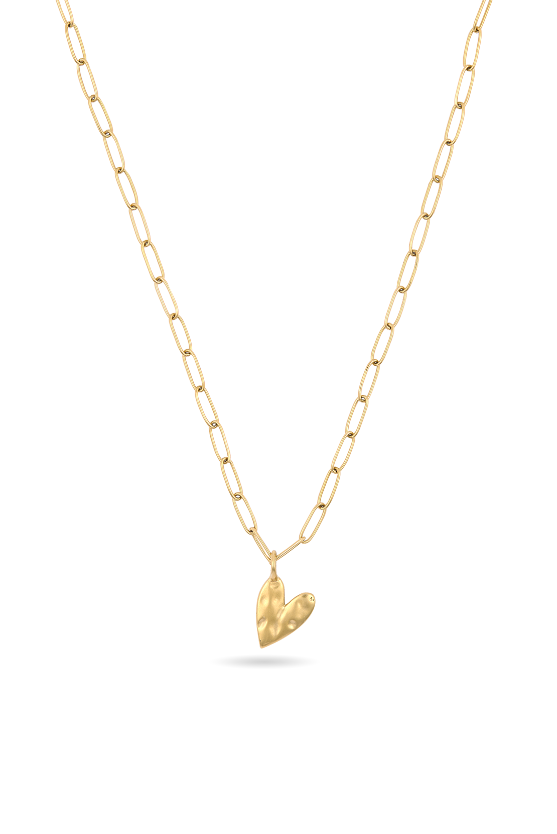 Sample: Gold Heart Necklace