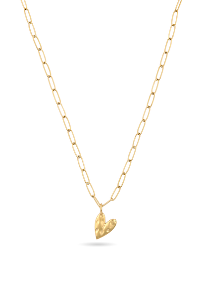 Sample: Gold Heart Necklace