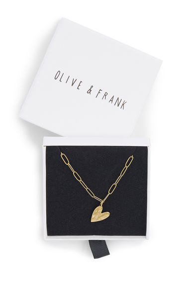 O&F Heart Pendant Necklace – Olive and Frank