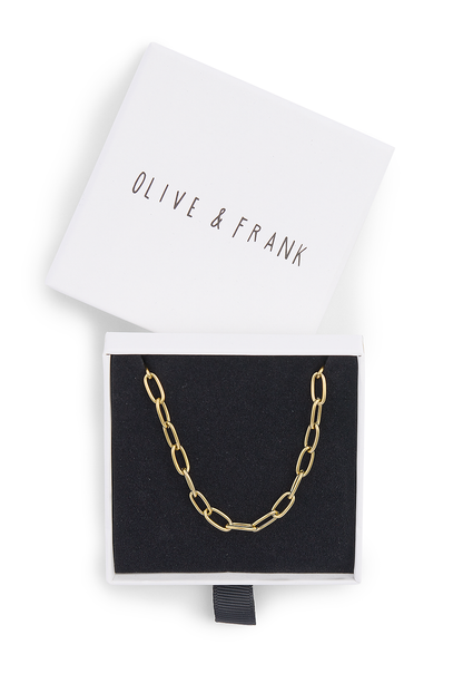 O&F Paper Clip Necklace