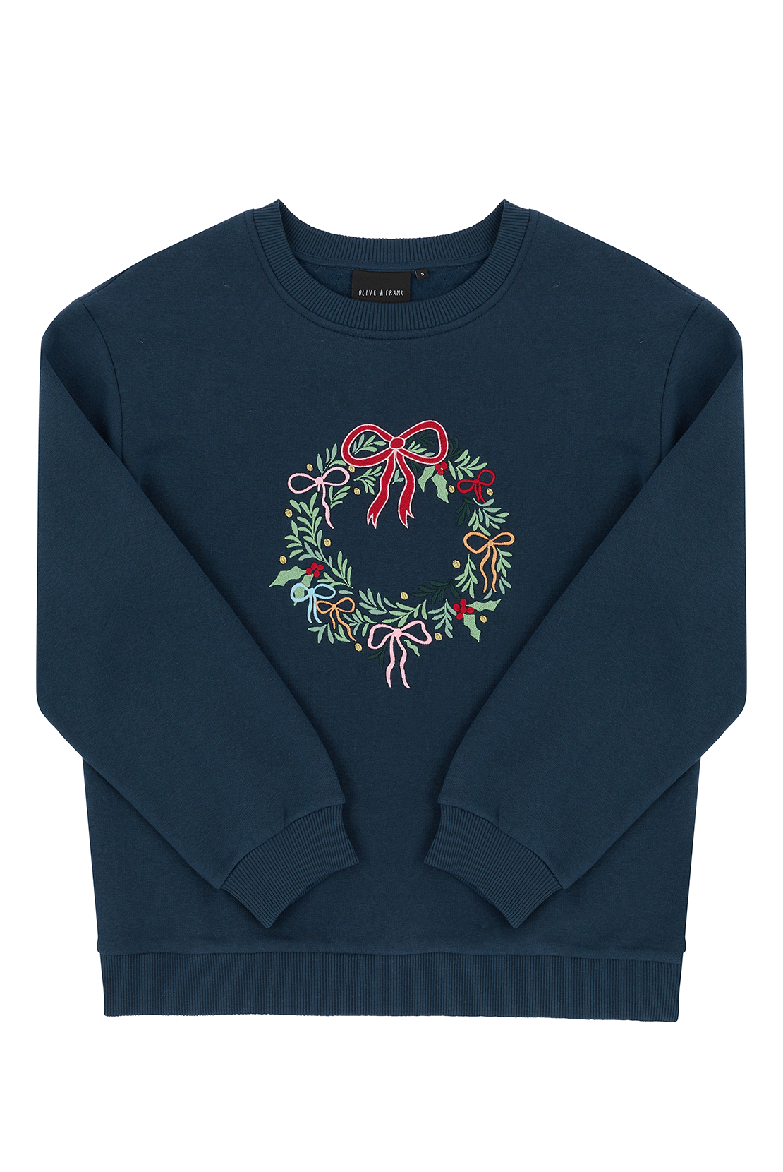 O&F Festive Wreath Sweatshirt