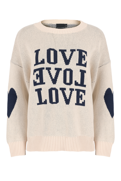 O&F Love Love Love Jumper