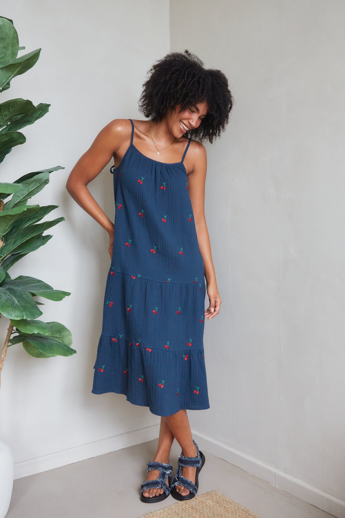 Sample: Lula Cherry Dress - Small