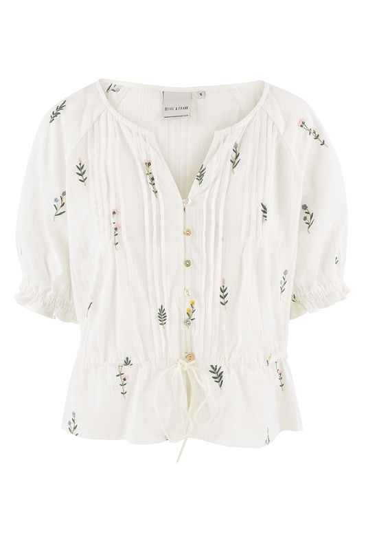 Sample: Gaby Floral Blouse - Large