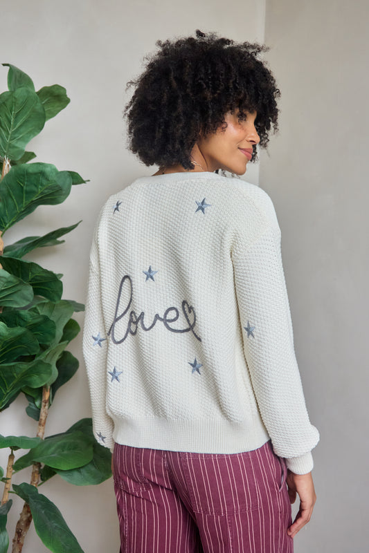 O&F Love Cardigan - Cream