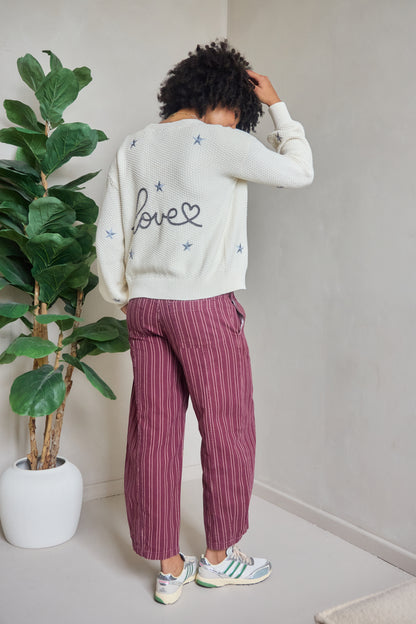 O&F Love Cardigan - Cream