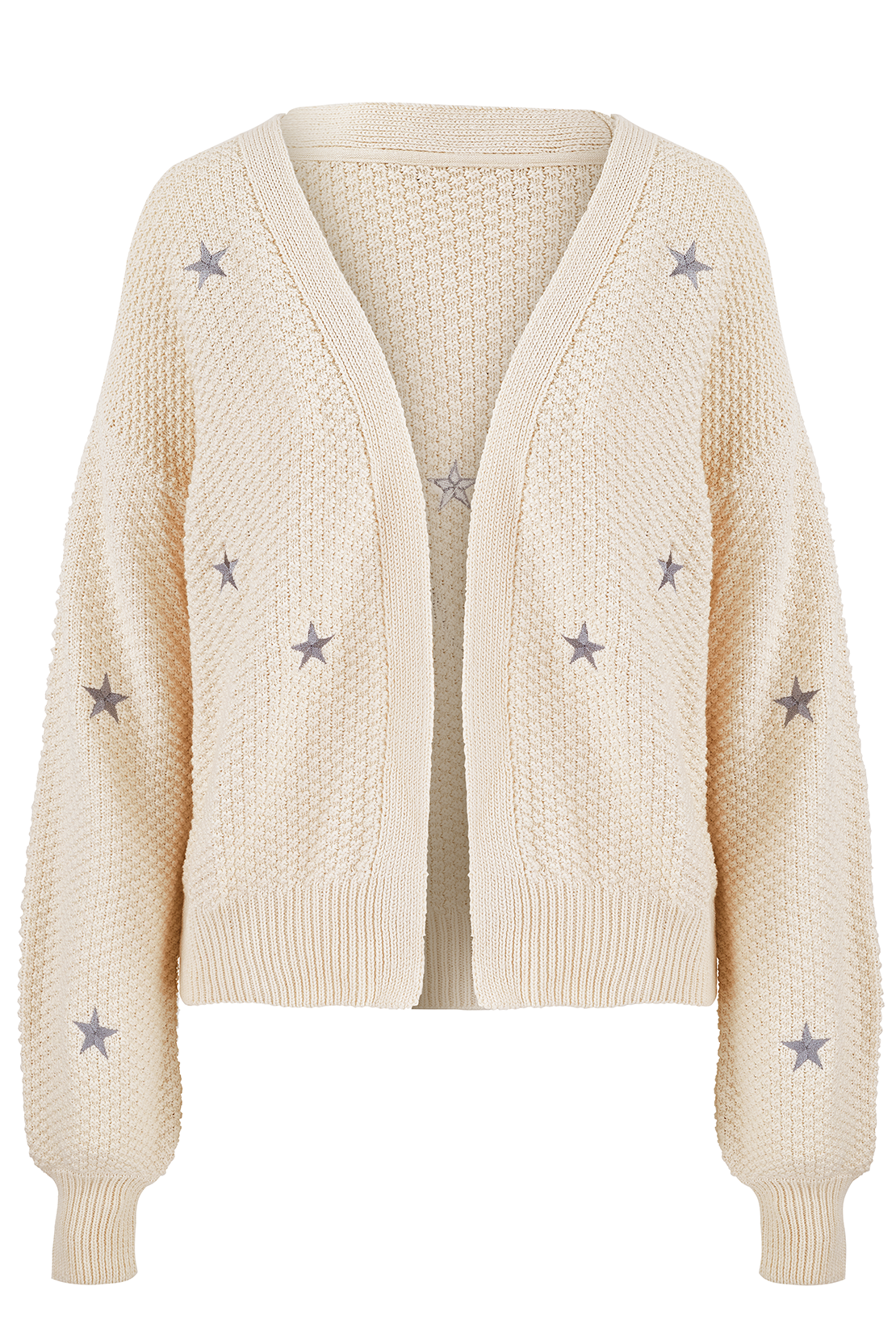 Faulty: Love Embroidered Cardigan - XL