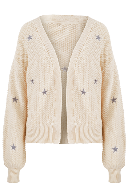 Faulty: Love Embroidered Cardigan - XL