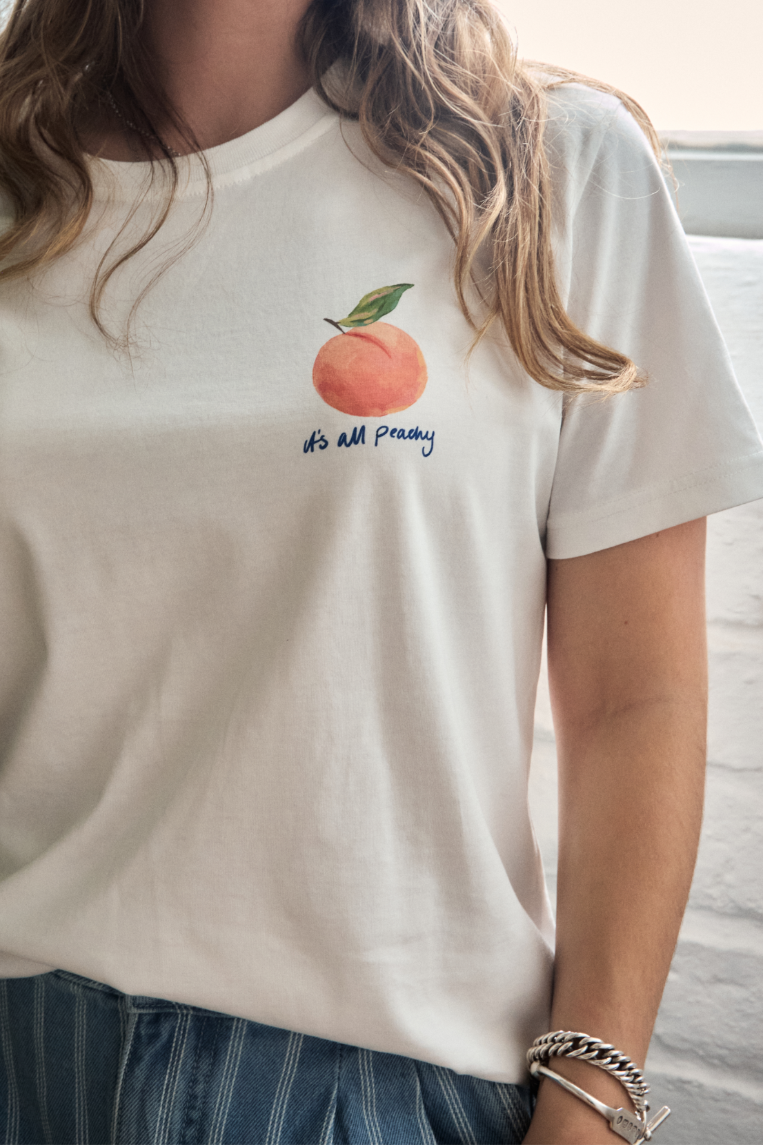 Sample - Its All Peachy Tee - Size Medium