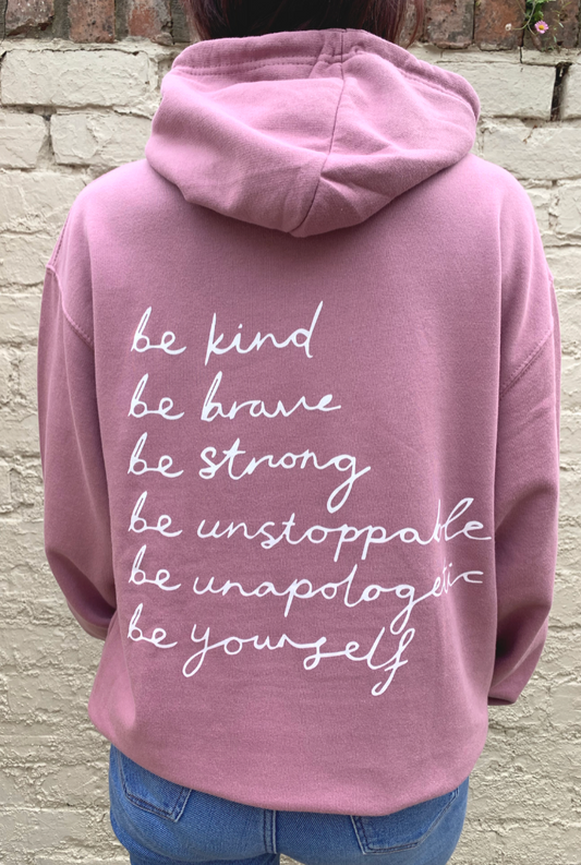 Pre Loved: BE Hoodie - Lilac - Large