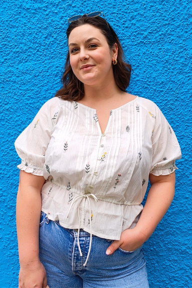 Gaby - Floral Embroidered Blouse – Olive and Frank