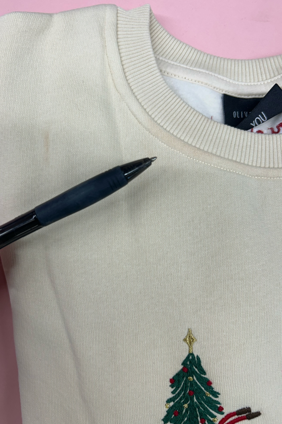 Sample: Festive Bicycle Sweatshirt - Large