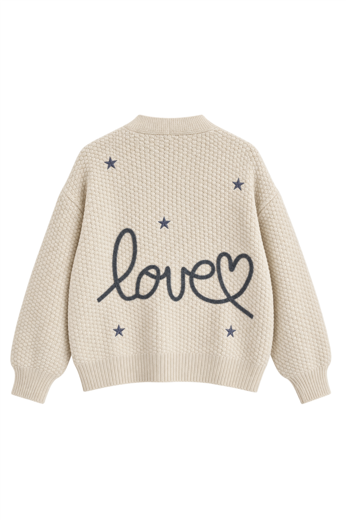 Sample: Love Cardigan - Embroidery Scale - Small
