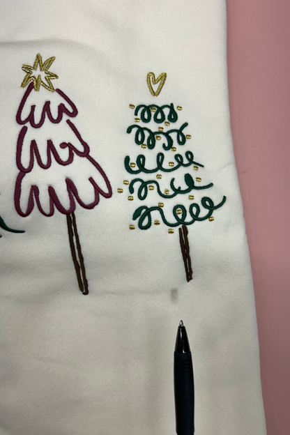 Faulty: Festive Tree Sweatshirt  - Medium