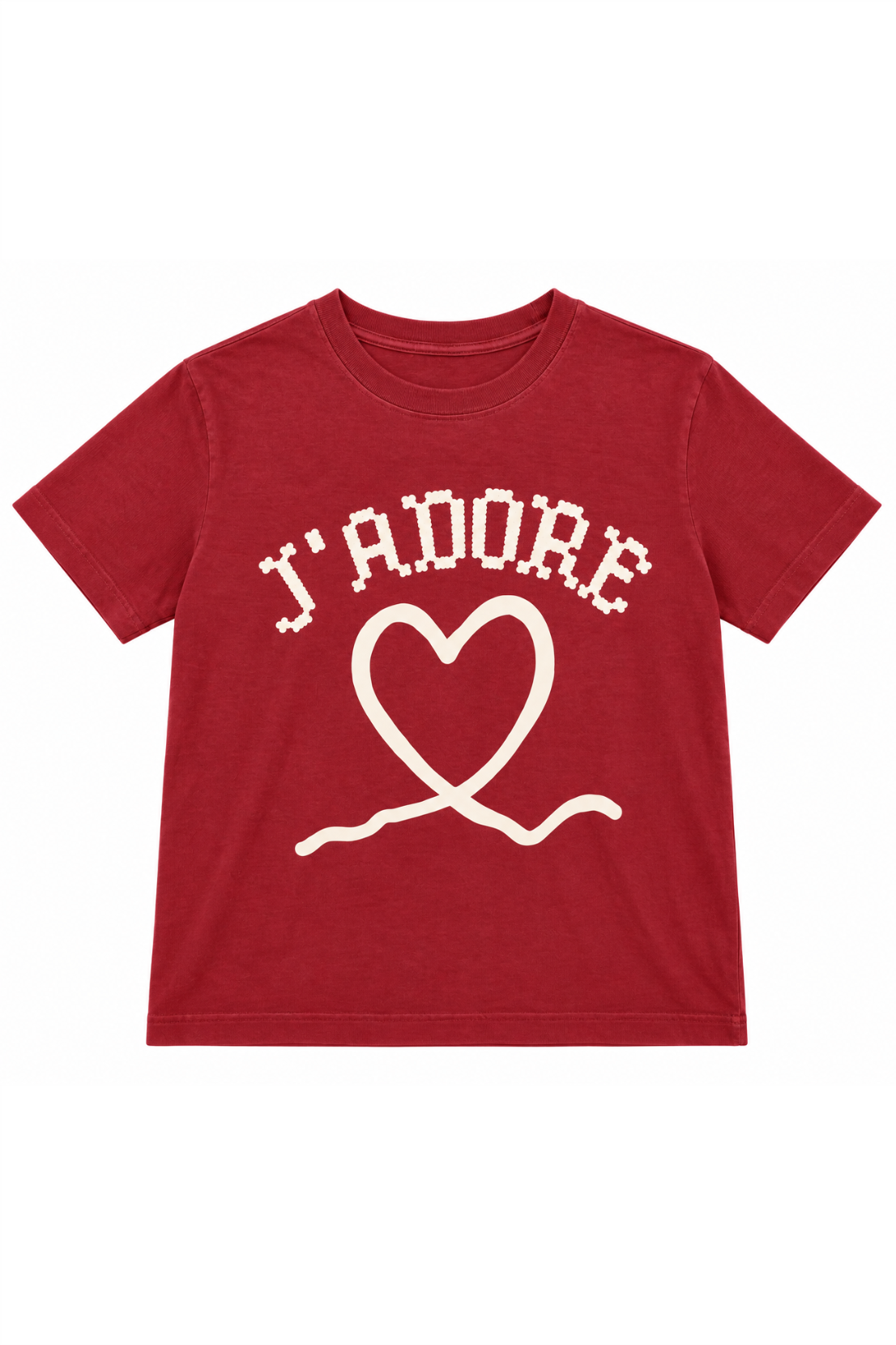 Sample - Red J'adore Tee - Small