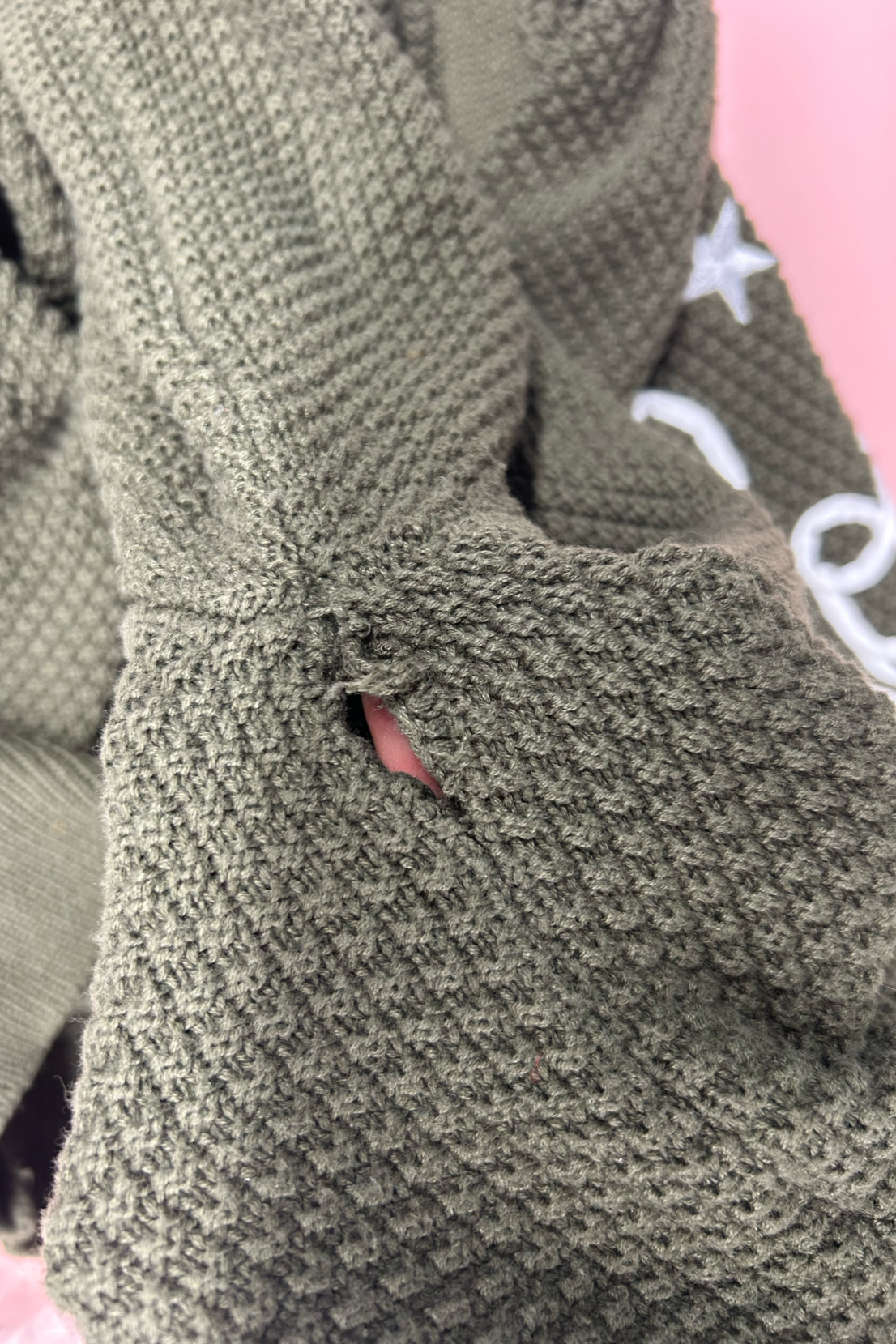 Sample: Love Cardigan - Khaki - 2XL