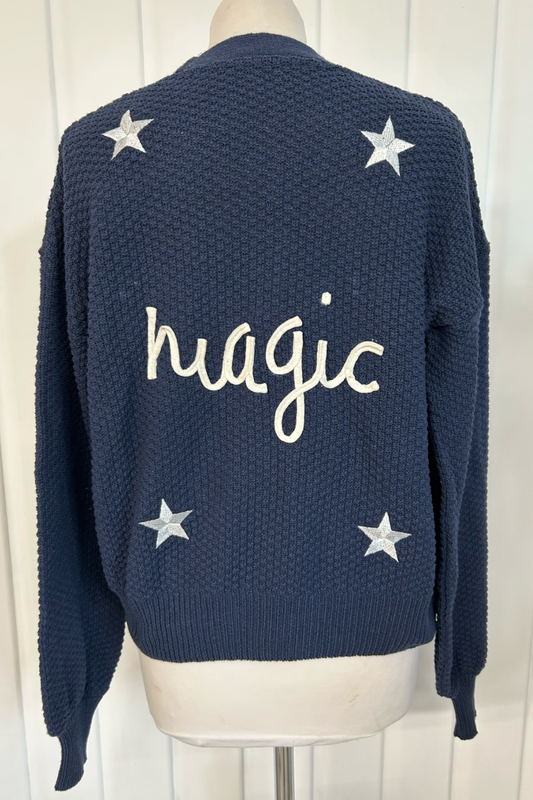Sample: Magic Cardigan - Navy - Small