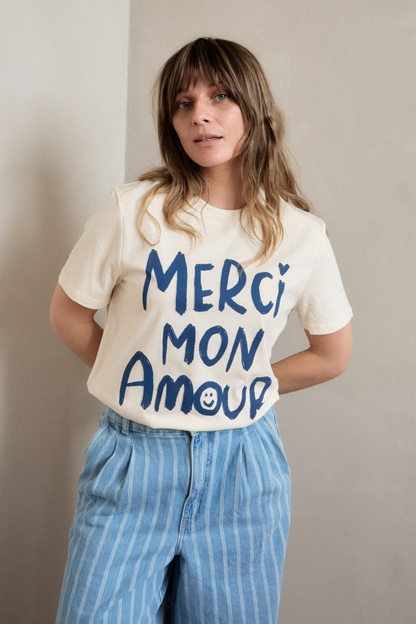 O&F Merci Mon Amour Tee
