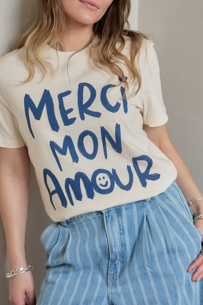 O&F Merci Mon Amour Tee