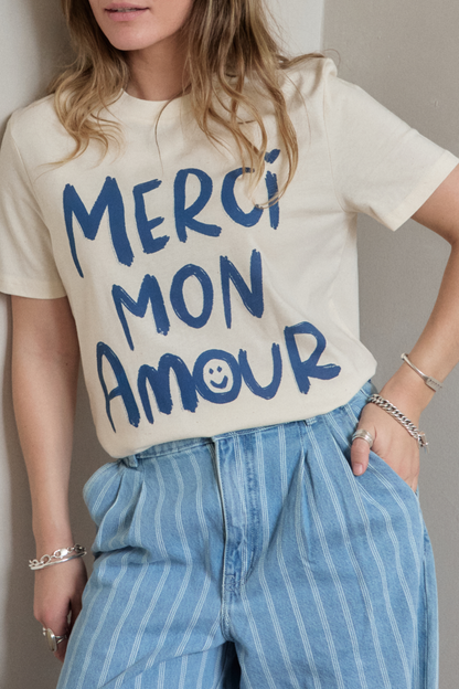 O&F Merci Mon Amour Tee