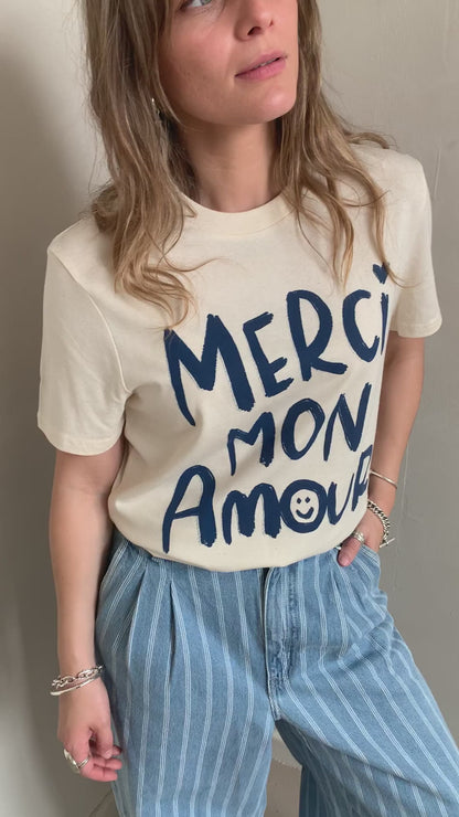 O&F Merci Mon Amour Tee