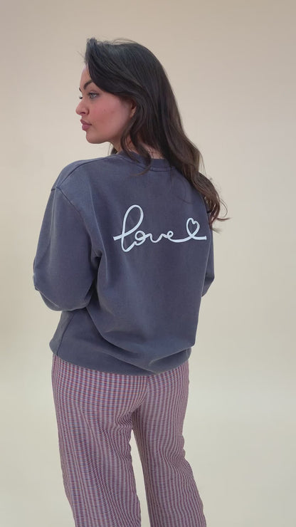 O&F Love Washed Sweatshirt