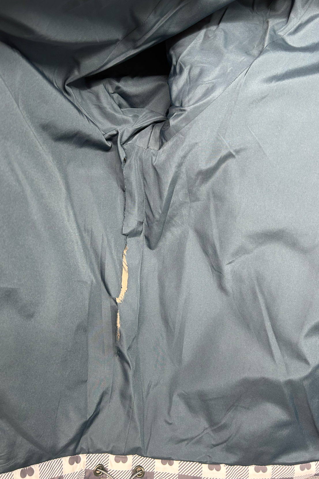 Sample - Heart Check Puffer Coat - Small