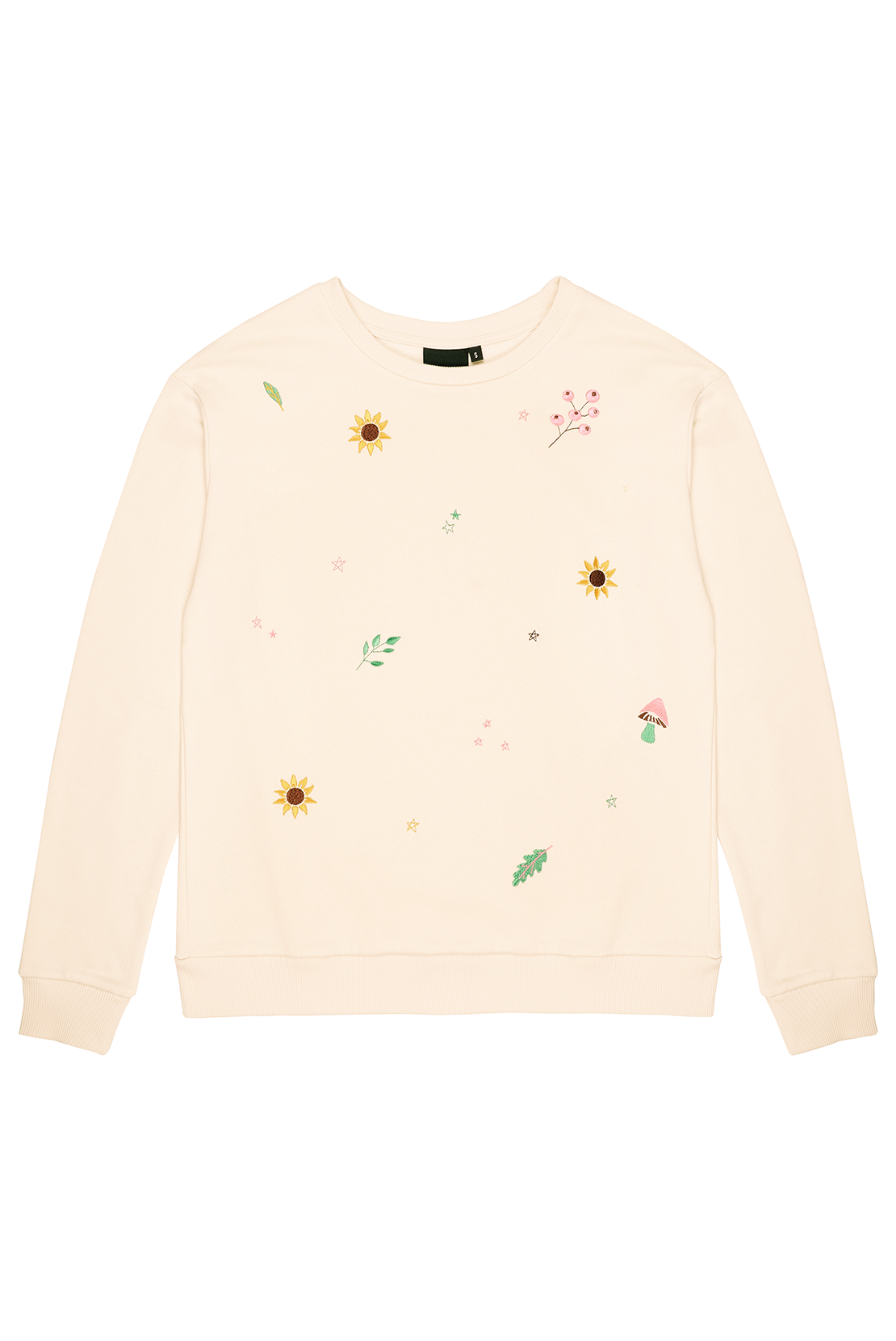 O&F Nature Embroidery Sweatshirt