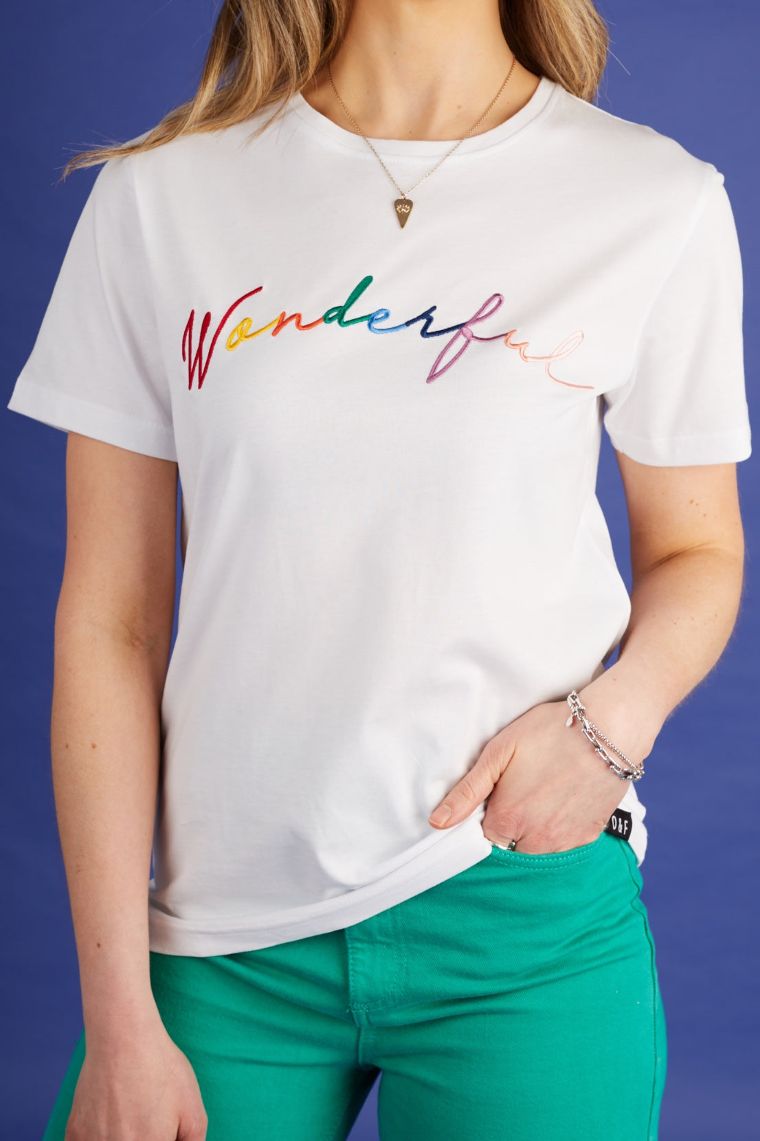 Rainbow t on sale shirt women